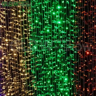 Rubber Cable IP65 Xmas Decorative Outdoor Patio Party LED Curtain Light