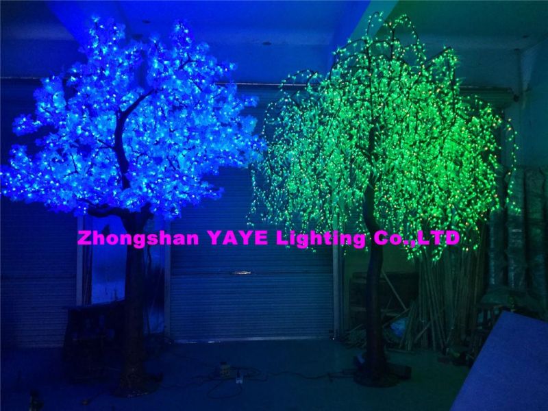 Yaye 2021 Hot Sell 2.5m Diameter /3m Height RGB LED Lighted Willow Tree Light with CE/RoHS