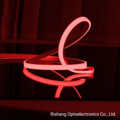 144LEDs/M 24V 10mm White 3000K Silicone Extrusion IP66 Waterproof High Brightness Constant Current Square LED Flexible Neon Strip