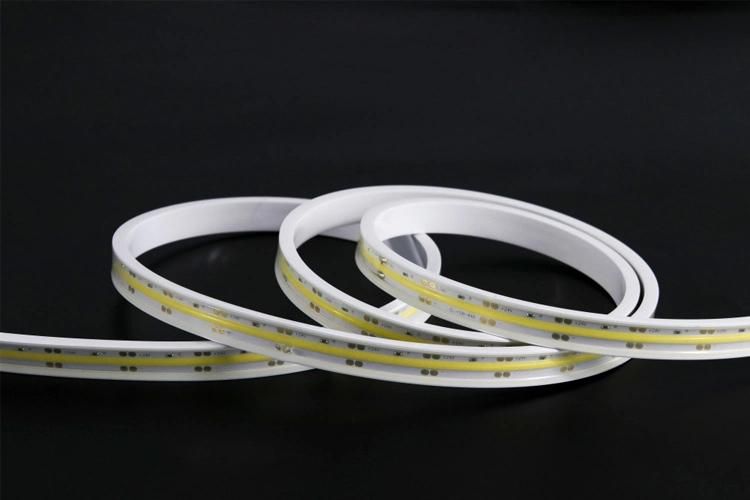 New Technology High Density Warm White IP65 Silicone Waterproof DC24 Flexible COB LED Strip