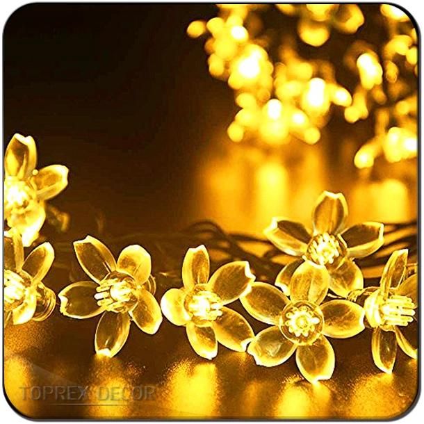 Toprex Hot Cherry Flower LED String Lights