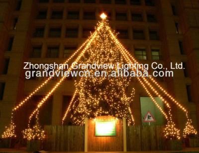 Beautiful Outdoor Decorative LED Big Christmas Tree Project