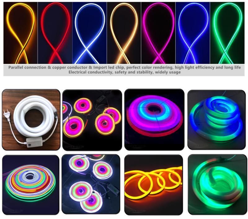 Inexpensive Designer Outdoor Christmas Tree Lights 1m/Cut Customizable High Brightness Neon RGB COB LED Strip