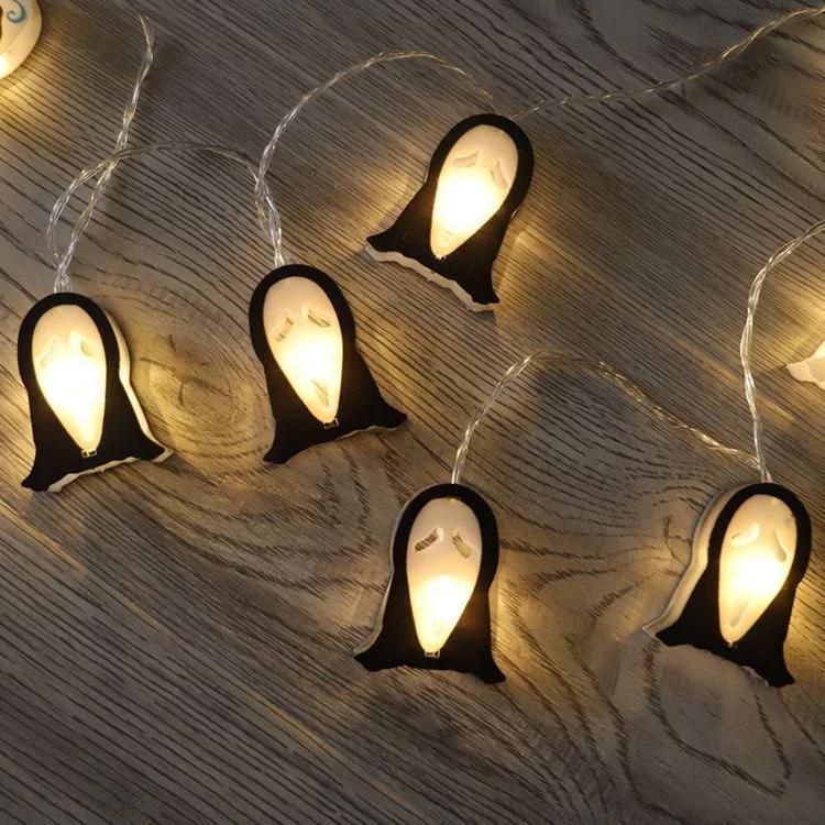 Garden Decorative Solar Pumpkin Lights LED Halloween String Lights
