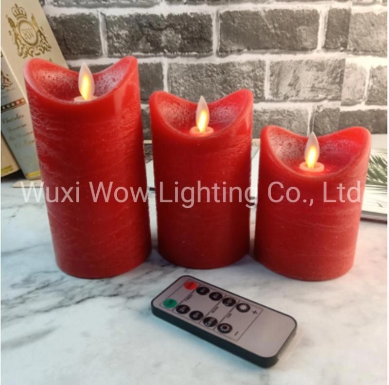 Red Heart-Shaped Pendant Candle Lamp Column Electronic Candle Lamp Romantic Birthday Wedding Decoration Vindicating Props