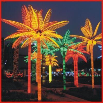 Outdoor 3m 5m 8m Artificial LED Palm Tree Light