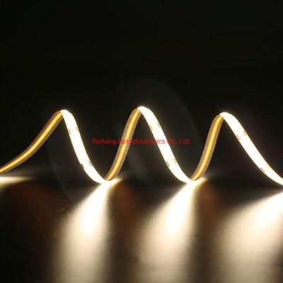 DOT-Free Homogeneous Light Dimmable DC24V 10W CRI&gt;90 Flex COB LED Strip