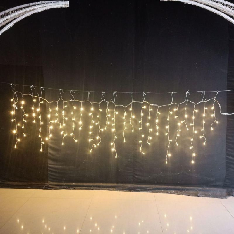 IP65/IP44 LED Curtain Light Outdoor Landscape Christmas Mall Party Decoration LED String Lights