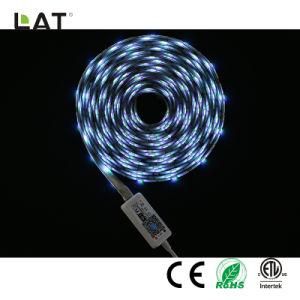 Smart Tuya WiFi High Brightness 5m SMD 5050 RGB 30/60/120LEDs DC24V Flexible LED Strip/Tape Ce ETL UL Work with Echo Enable Alexa Voice