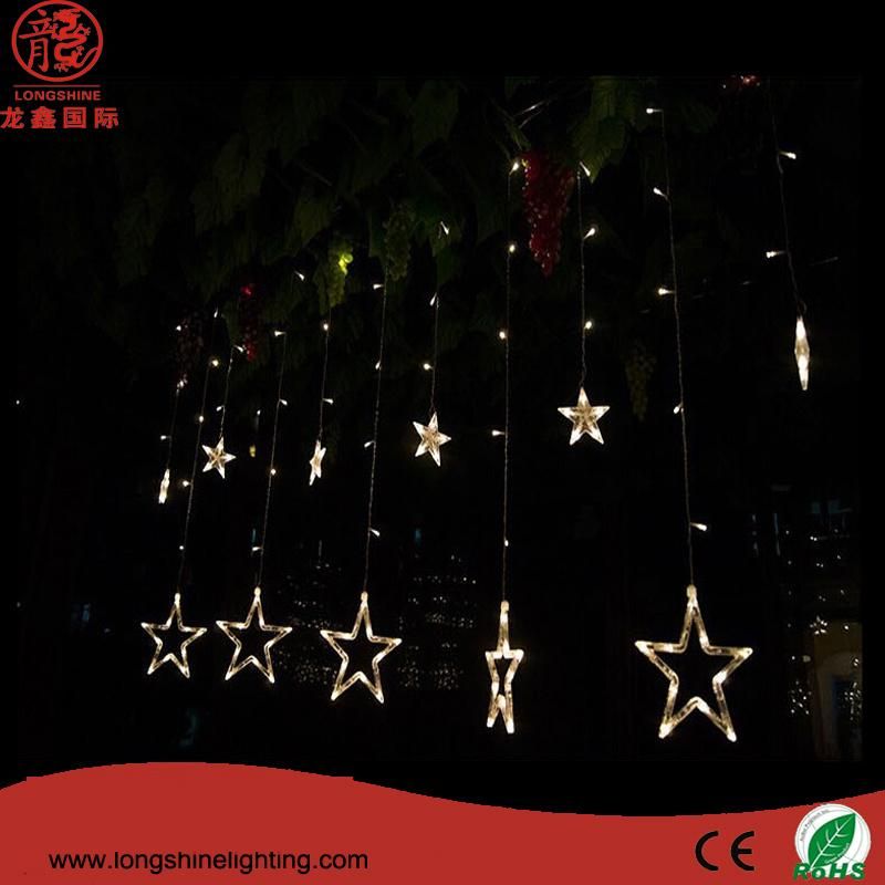 300LEDs 9.8feet LED Curtain Lights for Christmas Decoration