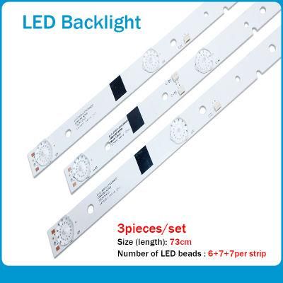 Factory Price Wholesale Smart 1set=3PCS 6+7LED6V LED Strip for Js-D-Jp3910-061ec