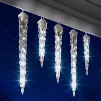 UL Listed Indoor and Outdoor 10 LED Icicle Light