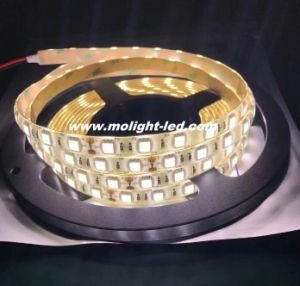 24V SMD5050 Flexible LED Strip 300LED/Roll Natural White 4000K 4100K IP65 Silicone Glue Coating Waterproof