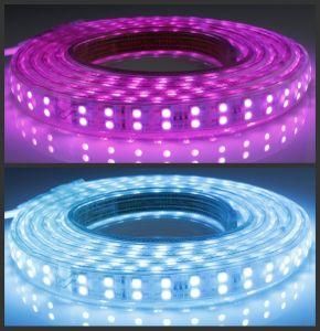 5050 RGB LED Strip Double Line/22-24lm with 2 Years Warranty/110V/220V