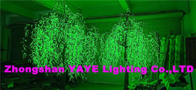 Yaye 2021 Hot Sell CE/RoHS /2 Years Warranty RGB LED Willow Tree Light with Indoor/ Outdoor Using