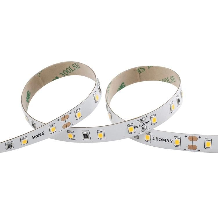 Stable performance SMD2835 60LEDs/M DC24V LED strip with CE RoHS FCC