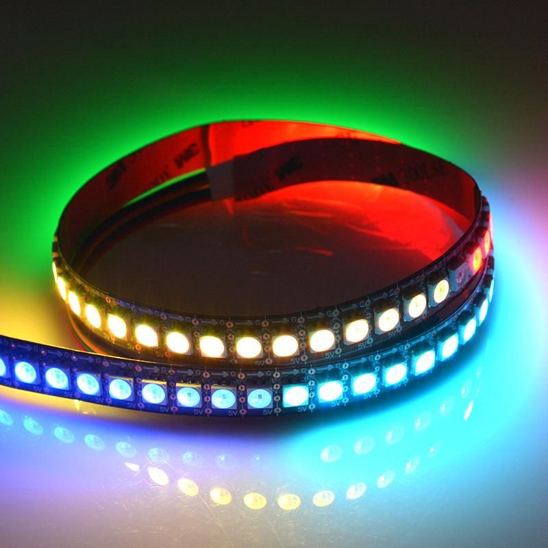 Fastest Best Sellers Build-IC RGB Full Color HD107s 144LED/M LED Flexible Strip Rope Light