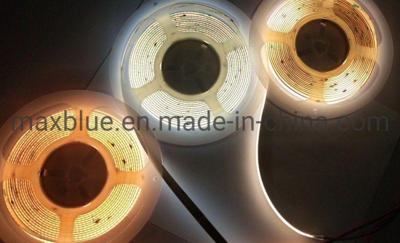 High Efficiency High CRI DC24V 15W/M LED Strip COB 512chips