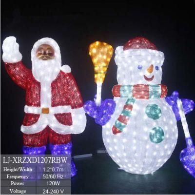 LED Outdoor 3D Christmas Motif Lights of Santa