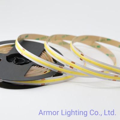 New Design High Brightness Uniform Lighting COB LED Strip Light 480LED 8mm DC24V