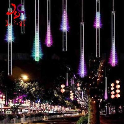 Waterproof IP 65 Meteor Shower Rain Tubes LED Christmas String Light 110V 220V for Wedding Party Garden Decor LED Meteor Motif Light