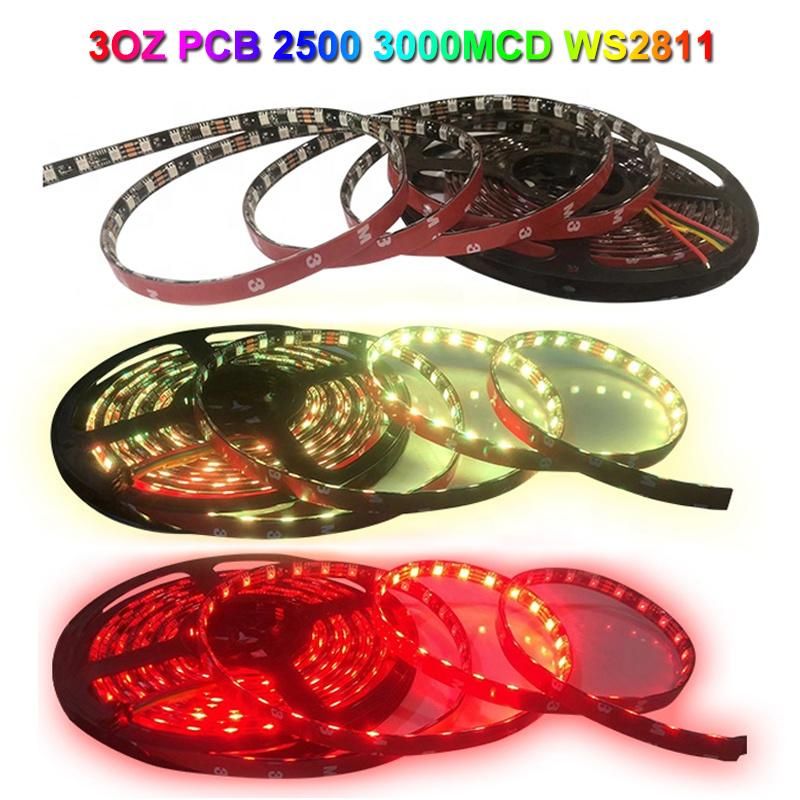 5V 12V Ws2811 Ws2812 Ws2812b Ws2815b LED Strip Lights Dream Fullcolor Running Changing Color LED Strip Light