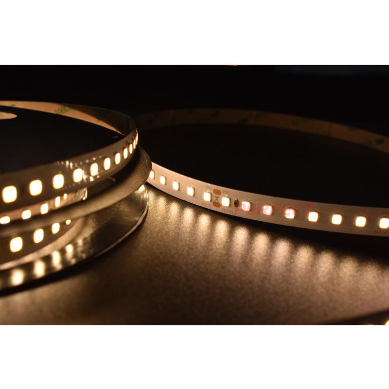 IP65 Waterproof 160lm/W High Lumen CRI80 DC 12V/24V LED Strip Light 128LEDs/M 2835 Flexible LED Strip