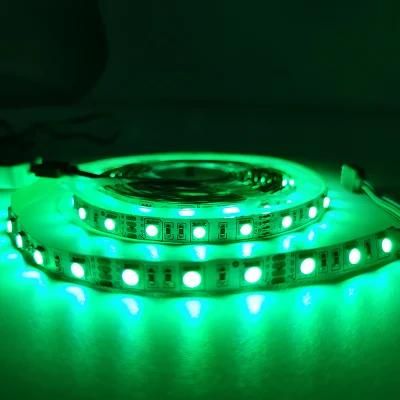 5050 SMD Flexible RGB 5m 60LEDs Waterproof Smart Strips Light with Remote Control