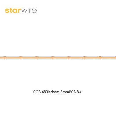 RoHS CE COB LED Strips 3 Years Warranty 10mmpcb 480LEDs/M
