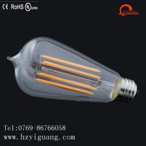 Popular Energy Saving St Shape Decorated LED Filament Bulb