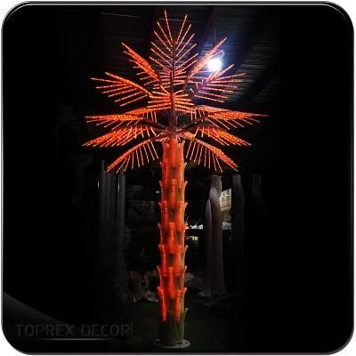 Event Decoration Quality Artificial Landscaping LED Wholesale Palm Tree