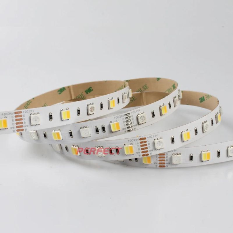 5050 RGB+5050 CCT 60LEDs 12mm 3oz PCB LED Strip Light