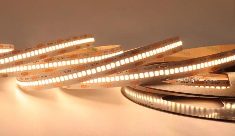 CRI 95 High Lumen 300LEDs DC24V IC Built in LED Strip 12W 24W Without Voltage Drop 30m