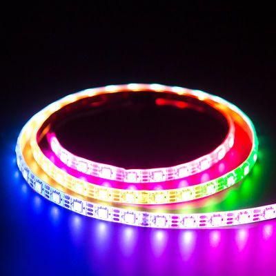 IP67 Addressable 144 Ws2812 RGB Ws2812b Full Color Chip 2812 5050 LED Strip Light