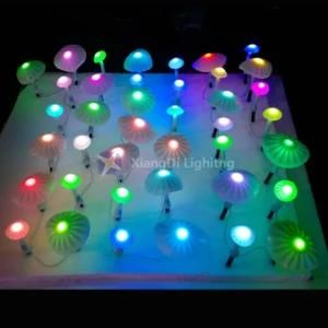 Mushroom LED String Light Multi Color Changeable Waterproof for Outdoor Use