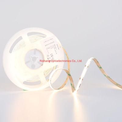 IP65 Waterproof Spot-Free UL CE DC12V 4000K CRI&gt;90 10W 900lm COB LED Strip