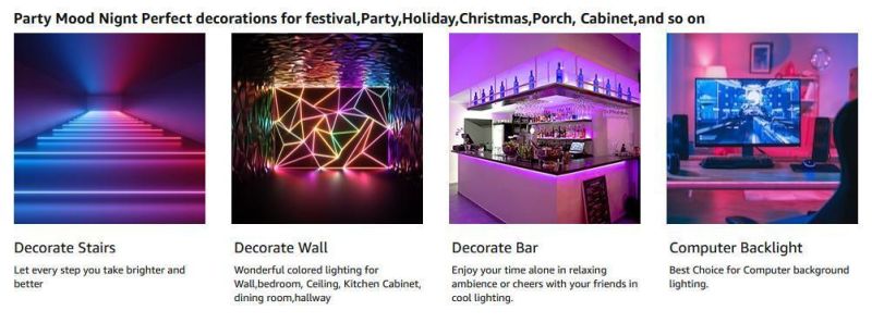 LED Rope Lights Battery Operated, LEDs Outdoor Indoor Waterproof Fairy Lights