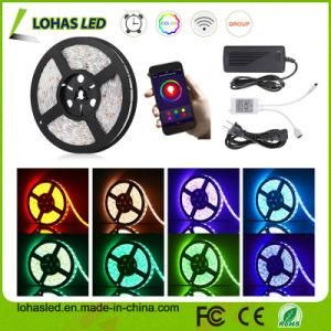 Smartphone Controlled Waterproof Optional DC12V 5m/Roll 300 LEDs 5050 SMD RGB WiFi Smart LED Strip Light Kit