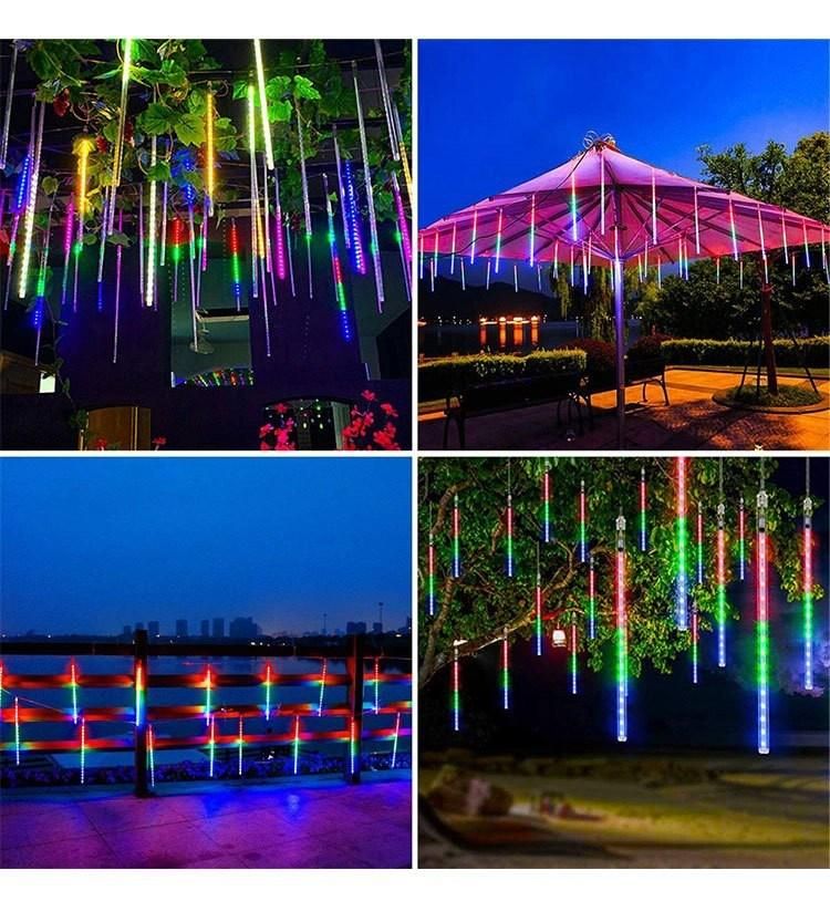 30/50cm Christmas Lights Meteor Shower Lights Waterproof Fairy Lights