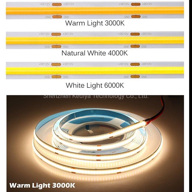COB LED Flexible Strip 384LEDs/M with No Light Spots