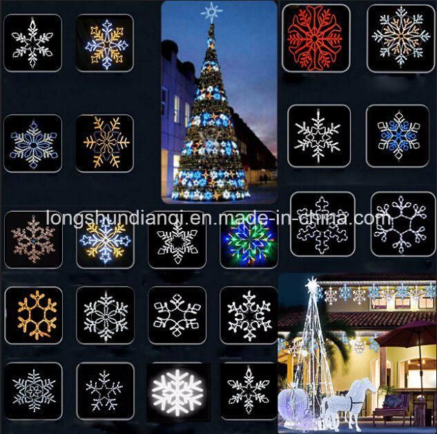 LED Decorative Waterproof Hanging IP65 Snowflake Christmas Light for Holiday Decoration