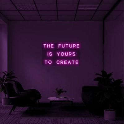 DC 12V Custom Neon LED The Future Is Yours to Create Flex LED Neon Sign