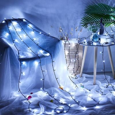 Decor Decorative Hanging Outdoor Icicle String Lights Garland Christmas Warm White LED Falling Icicle Dripping Curtain Light