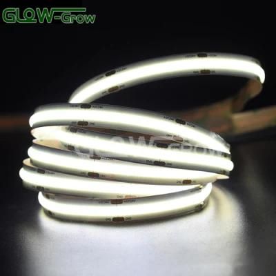 LED Dotless 5m 608LEDs/M IP20 12V/24V Flexible CCT COB LED Strip Light China Direct Buy for Home Christmas Decoration