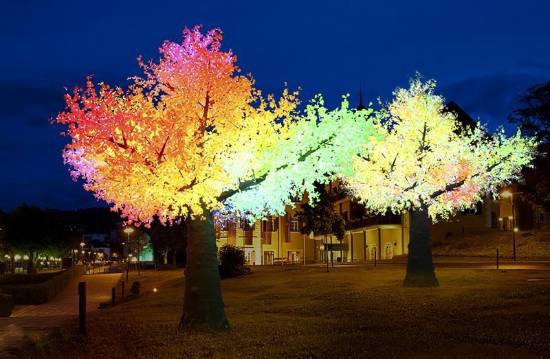 Festival Decoration Landscape Lighting Cherry LED Light Trees