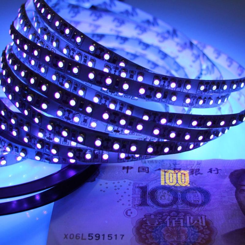 Waterproof 3528 120 SMD/M 12V UV LED Strip Light