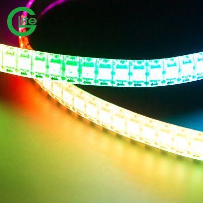 Glite IP20 Addressable Ws2812b Mini LED Strip Black Ws2812 144pixel Strip