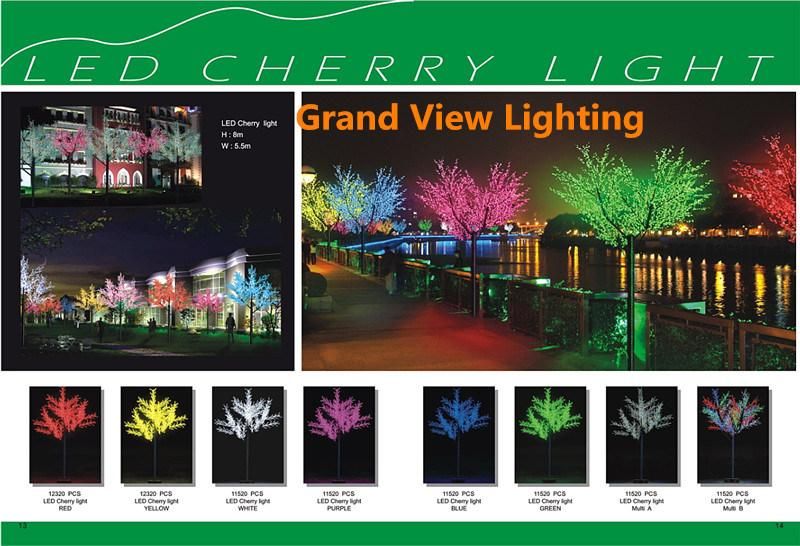 LED Cherry Blossom Christmas Tree Lights with SGS