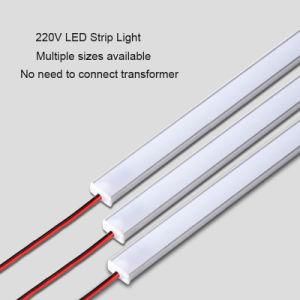 High Brightness Rigid LED Strip Light SMD2835 220V Fluorescent LED Light Bar Industrial Showcase Display Lamp
