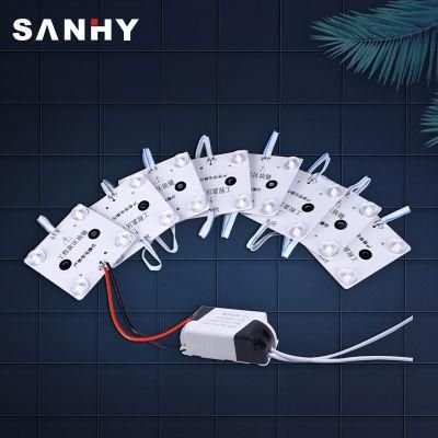 Special Shaped Light Box Module Diffuse Reflection 8 PCS/Set 7*7 Cm LED Module